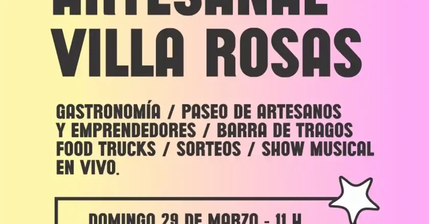 Villa Rosas invita a disfrutar de una nueva feria artesanal con propuestas para toda la familia