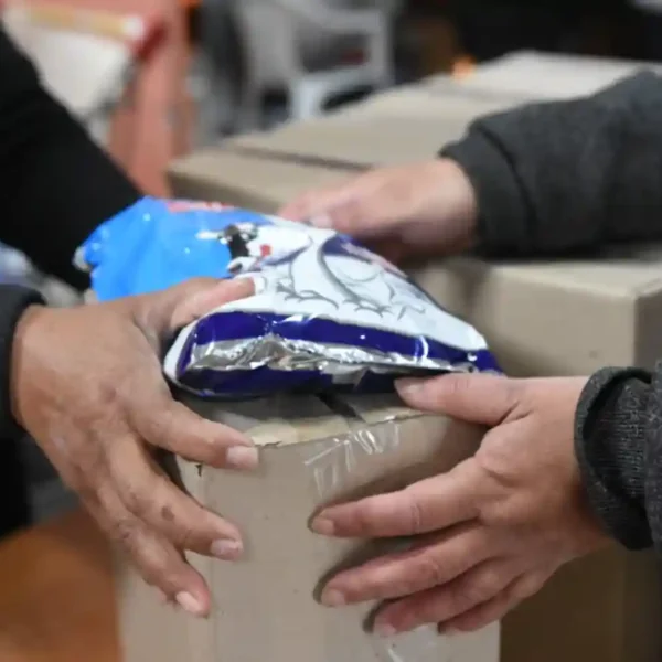 Nueva entrega del refuerzo alimentario en Rafaela