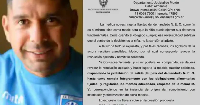 Ortigoza: prohíben salir del país por deuda alimentaria