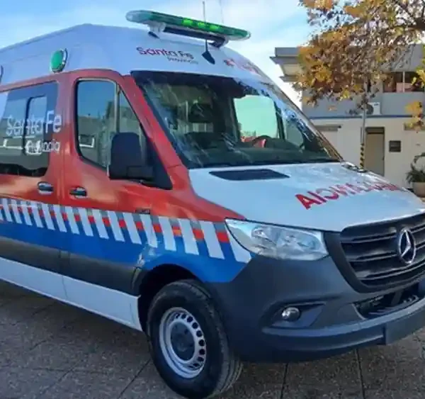 Accidente en Rafaela: una joven herida en 9 de Julio y A. del Valle