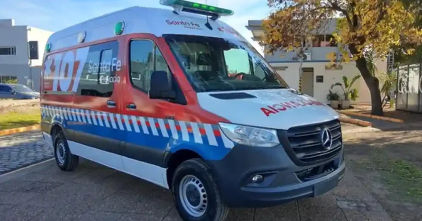 Rafaela: motociclista lesionada en choque con automóvil