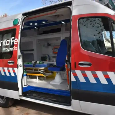 Sunchales: una motociclista sufrió lesiones leves tras un choque con una camioneta