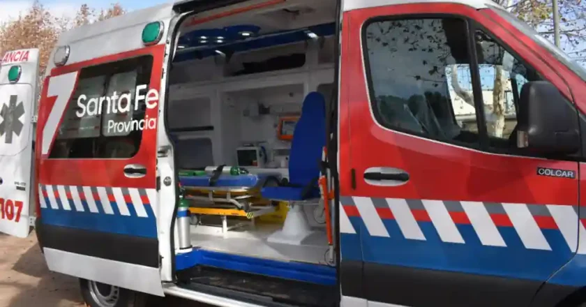 Sunchales: una motociclista sufrió lesiones leves tras un choque con una camioneta
