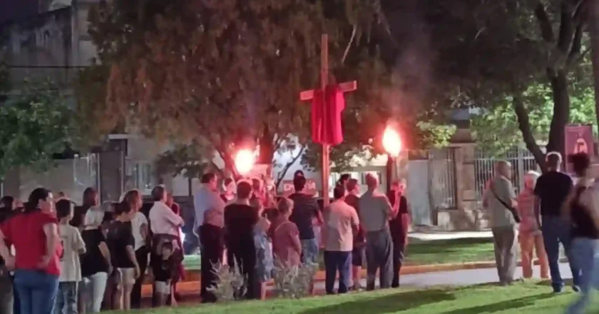 Sunchales: Vía Crucis convocó a fieles en plaza
