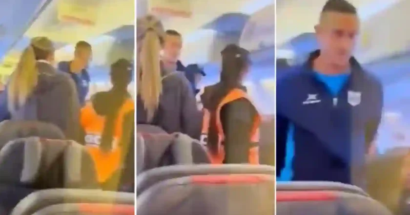 Falsa alarma en un avión: un futbolista gritó “bomba” y activó el protocolo de seguridad