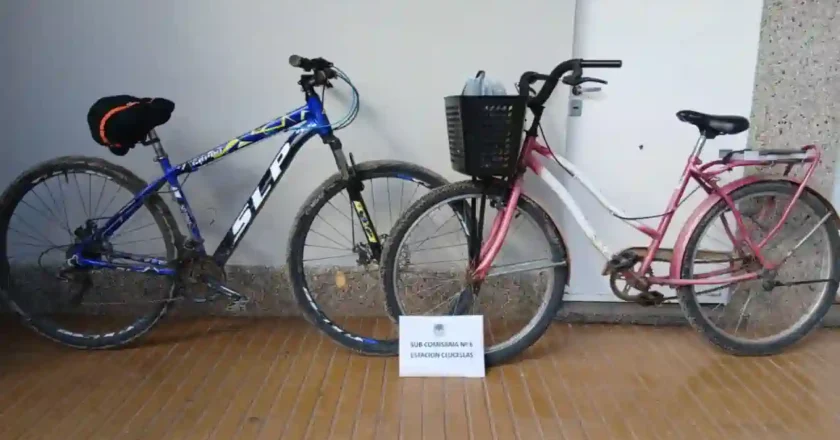 Estación Clucellas: aprehendieron a dos hombres y recuperaron bicicletas
