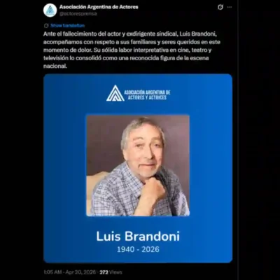 Dolor en la cultura: el adiós a Luis Brandoni y la despedida de los famosos