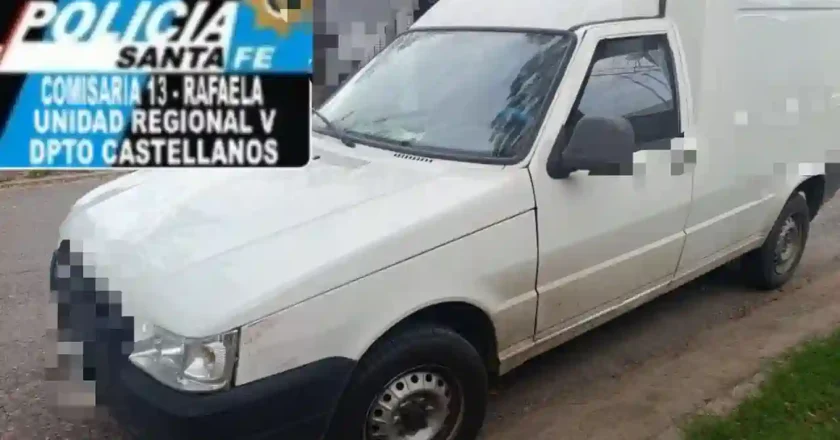 Rafaela: dejó su utilitario estacionado y se lo robaron, pero lo recuperaron horas después