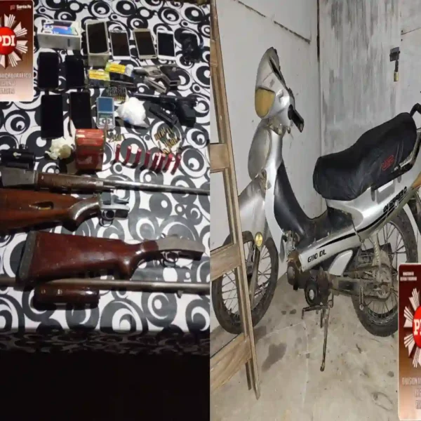 Rafaela: allanamiento en barrio San José terminó con una mujer detenida por microtráfico y tenencia de armas