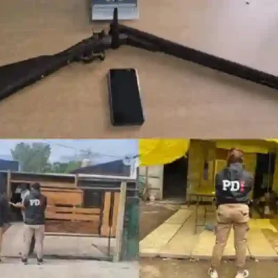 PDI recuperó un celular y secuestró un arma en Rafaela y Bella Italia