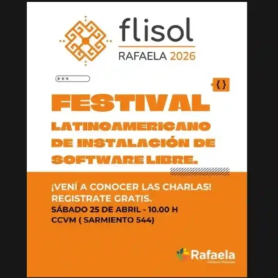 Rafaela recibe el FLISoL 2026, el mayor evento de software libre de Latinoamérica