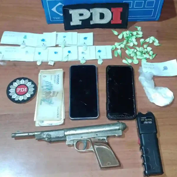 Ceres: secuestran 59 envoltorios de cocaína y detienen a un hombre