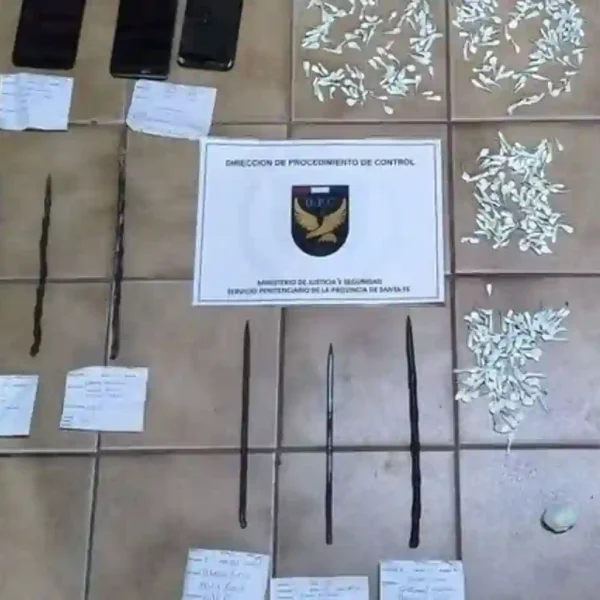 Santa Fe: secuestran armas, celulares y droga en la cárcel