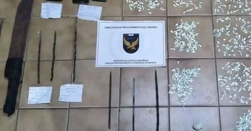 Santa Fe: secuestran armas, celulares y droga en la cárcel