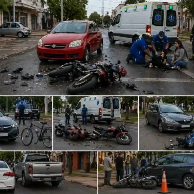 Rafaela: múltiples accidentes en pocas horas encienden alerta