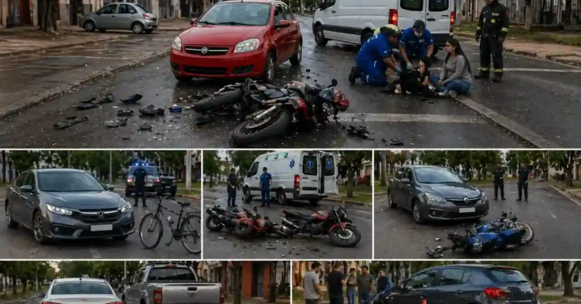 Rafaela: múltiples accidentes en pocas horas encienden alerta