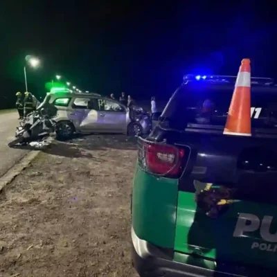 Romang: murió un médico tras chocar en moto en ruta 1