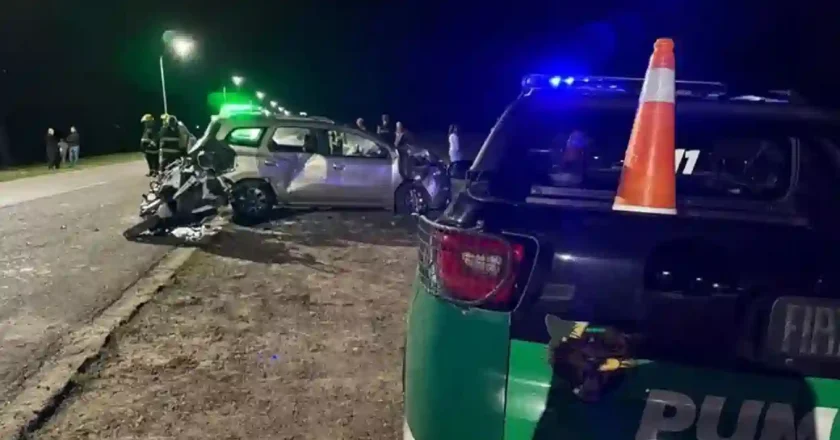 Romang: murió un médico tras chocar en moto en ruta 1