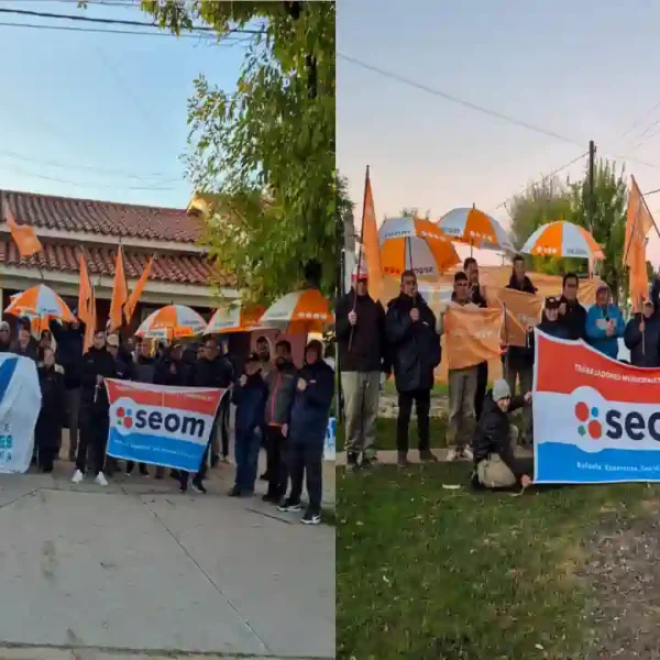 Colonia Aldao: empleados comunales en asamblea permanente