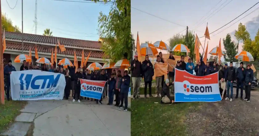 Colonia Aldao: empleados comunales en asamblea permanente