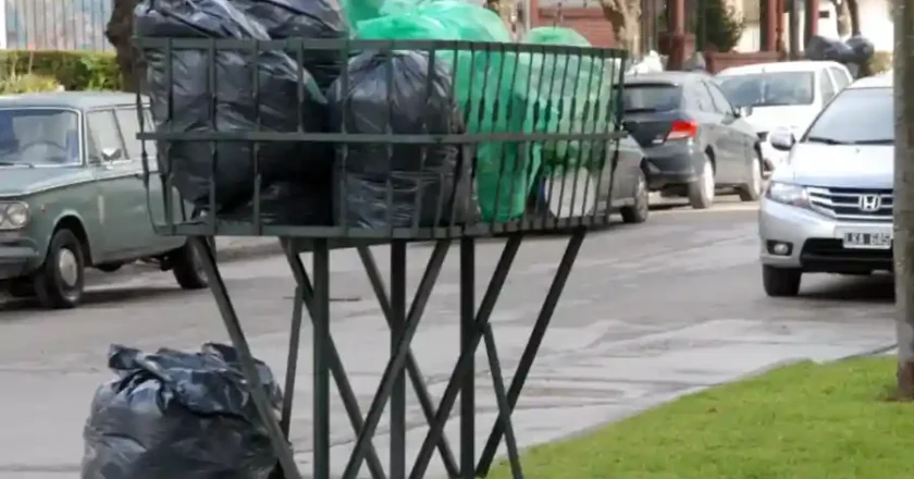 Recolección de residuos de patio en el sector 4