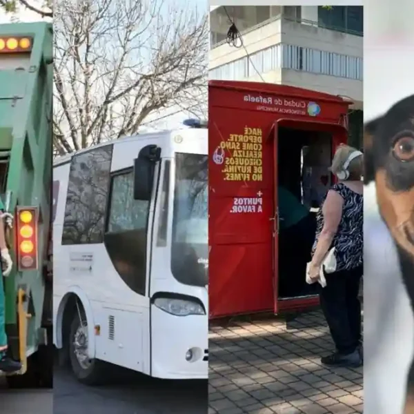 Servicios municipales durante el feriado por el Día de la Independencia