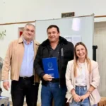 Alcides Calvo mantuvo una reunión con Sergio Ramos, presidente comunal de Saguier
