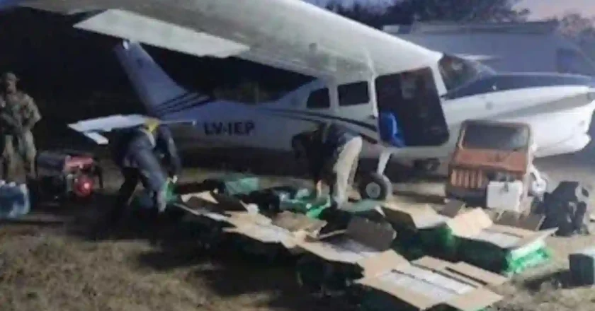 Avioneta narco: ocho detenidos trasladados a Reconquista