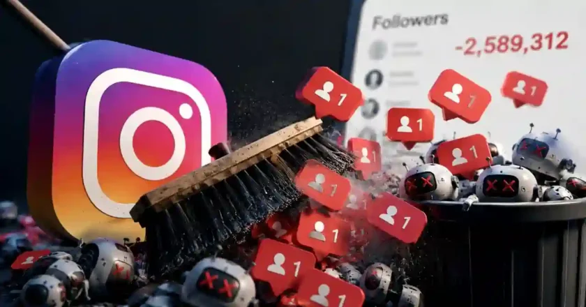 Instagram eliminó cuentas falsas y bots en una limpieza masiva