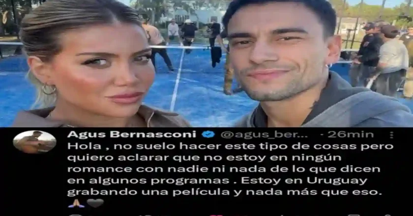 Agustín Bernasconi niega romance con Wanda Nara pero borra los mensajes