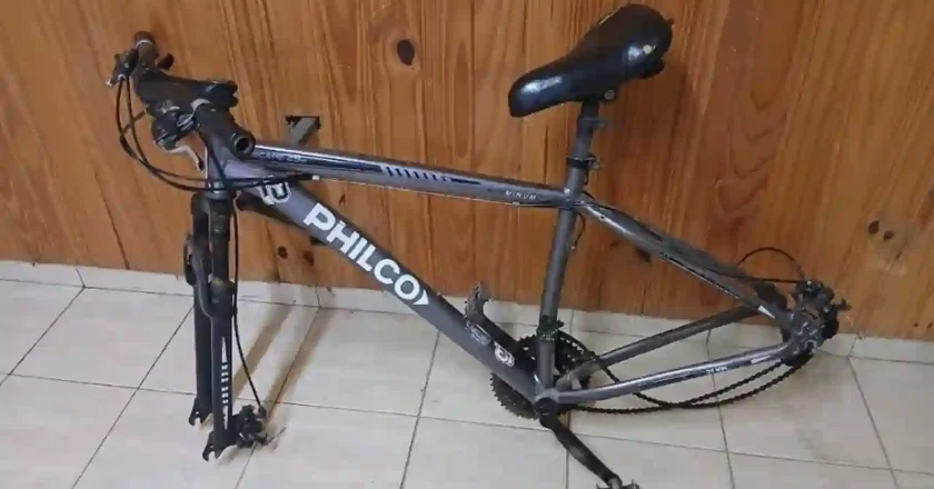 Rafaela: secuestraron cuadro de bicicleta abandonado