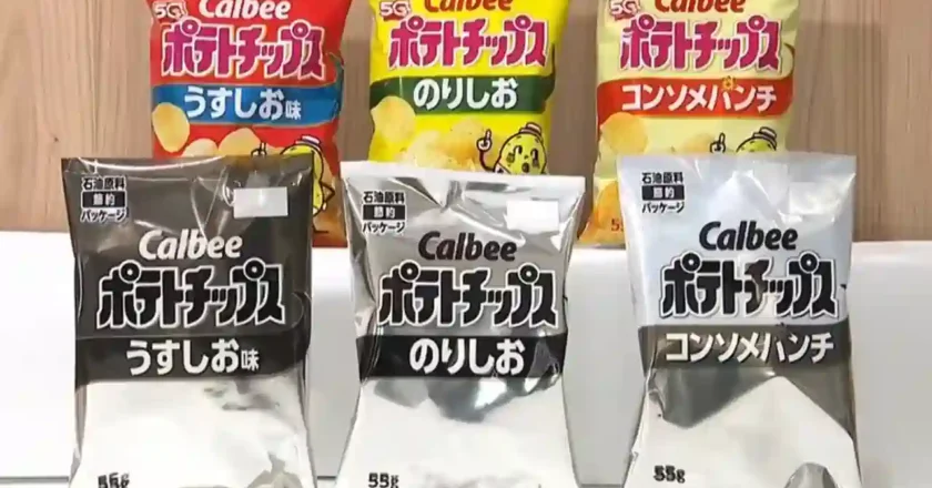 Japón imprime paquetes de snacks en blanco y negro por falta de tinta