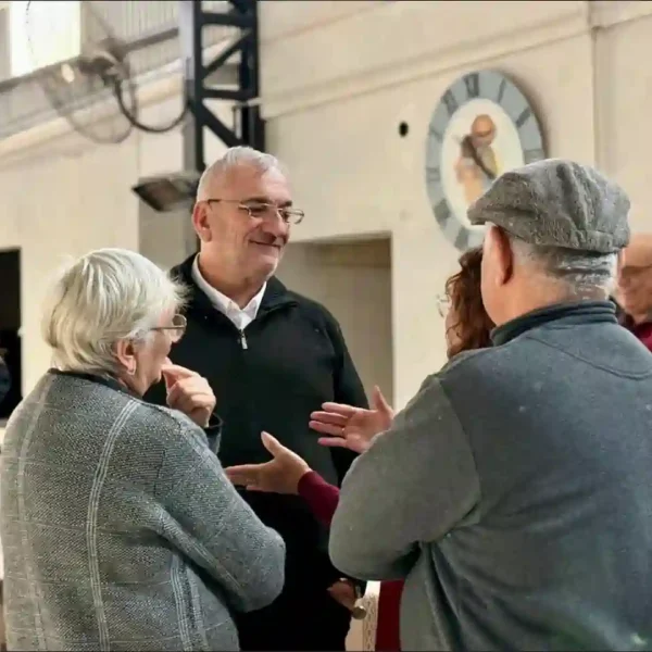 Alcides Calvo visitó el Centro de Jubilados de Maria Juana y acompañó a instituciones de la localidad