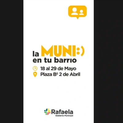 La Muni en tu Barrio se traslada al 2 de Abril