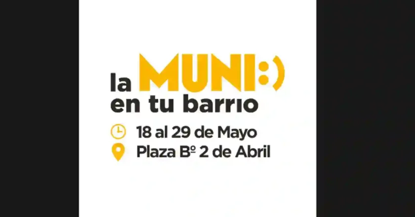 La Muni en tu Barrio se traslada al 2 de Abril