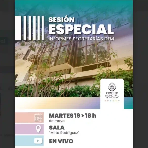 Informe ante el Concejo de las Secretarías del organigrama municipal
