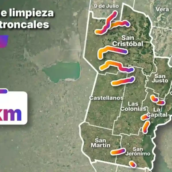Otra inversión histórica en obras hídricas: el gobierno de Pullaro licita la limpieza de canales troncales en zona centro de la provincia