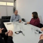 Alcides Calvo y Héctor Perotti se reunieron con funcionarios de Litoral Gas para dialogar sobre la posibilidad de que el gas natural llegue a Bella Italia