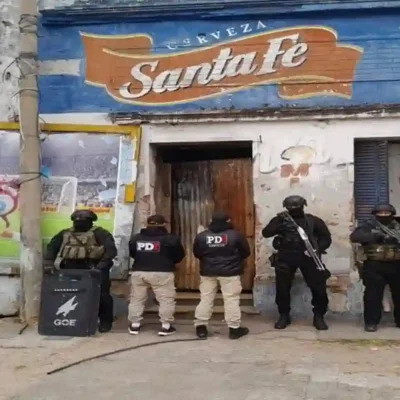 Derribaron un búnker en el que se vendía droga al menudeo en el barrio Sur de la ciudad de Santa Fe