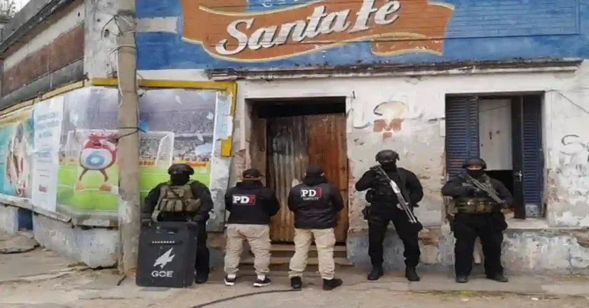 Derribaron un búnker en el que se vendía droga al menudeo en el barrio Sur de la ciudad de Santa Fe