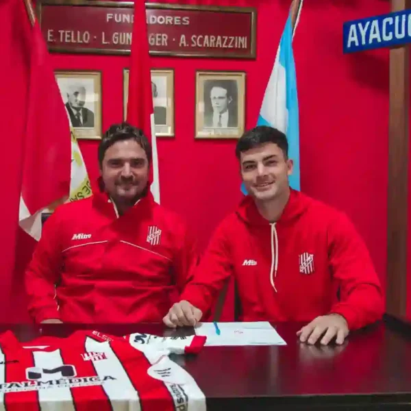 9 de Julio confirmó el contrato profesional de Martino Uriona