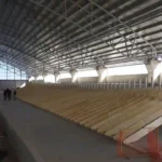 Provincia comenzó el montaje de la pista de madera del nuevo velódromo de Rafaela que albergará los Juegos Suramericanos