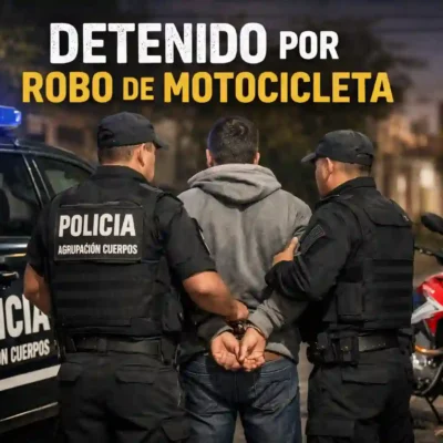 Rafaela: detenido por sustraer una motocicleta
