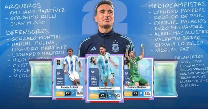 Mundial 2026: Scaloni confirmó la lista de la Selección Argentina