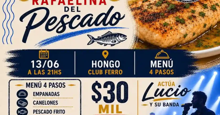 Se viene la 1° Fiesta Rafaelina del Pescado en Ferro