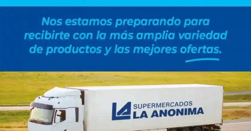 El sabado 13 de junio abre La Anónima en el ex HiperLibertad de Rafaela