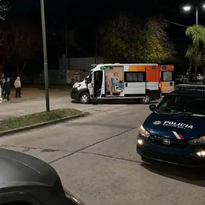 Accidente en Bv. Yrigoyen: motociclista cayó tras un choque