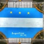El Trébol: polémica por una bandera argentina pintada sobre una avenida