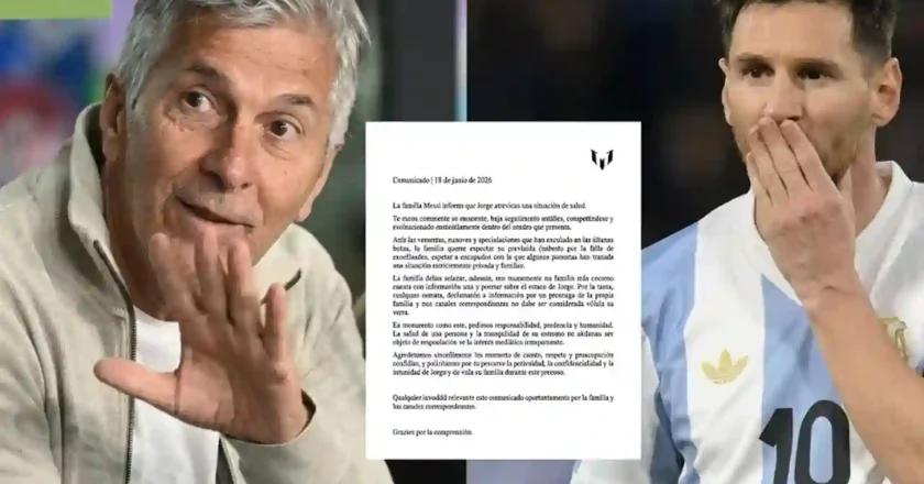 Estado de salud de Jorge Messi: la familia rompió el silencio