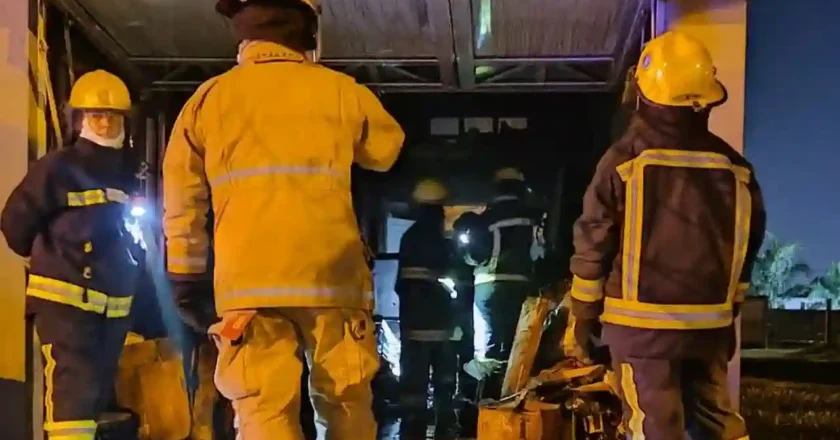 Incendio en una vivienda de Rafaela provocó importantes daños materiales